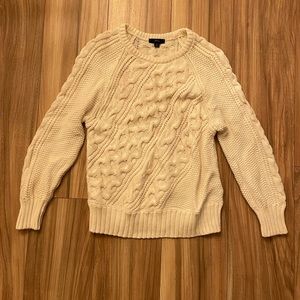 J. Crew Cableknit Sweater